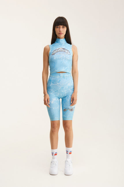 MySimplicated | Top & Biker Shorts Water