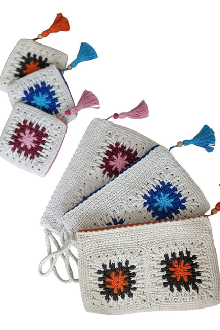 Springmoonatelier | Handmade Crochet Clutch & Mini Pouch Set