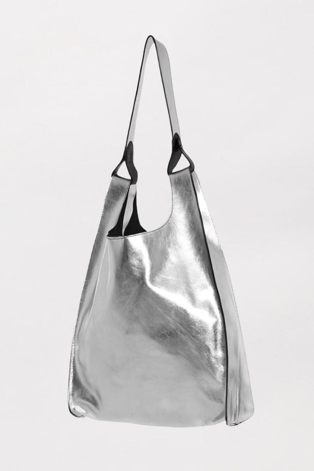 JUAN-JO I Bolso Metalizado Plateado T-Shirt