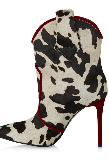 Meteorite Botine din Piele Calf Hair