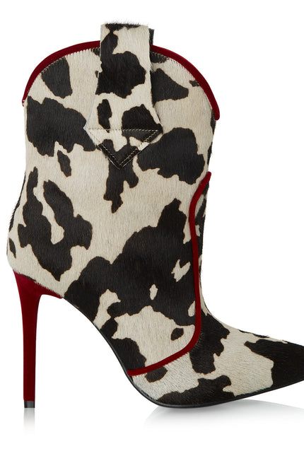 Meteorite Botine din Piele Calf Hair