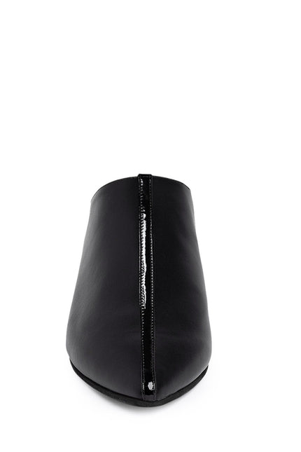 Horiz-On Saboti Fara Toc din Piele Nappa Black&Black