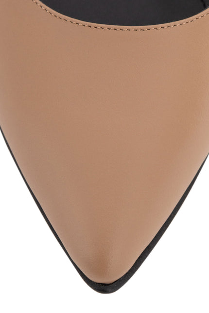 Zephyr Pantofi Slingback Fara Toc din Piele Nappa Nude