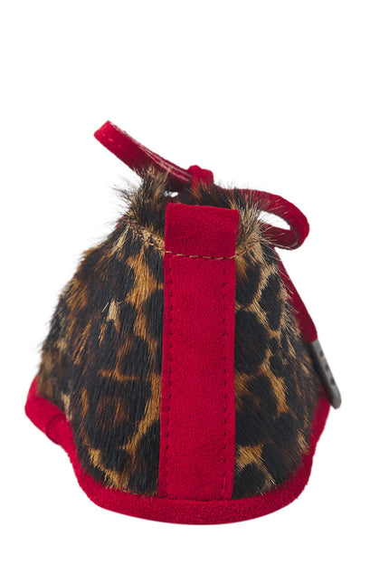 Wonder Kiddo Pantofi din Piele Animal Print-Red Pentru Copii