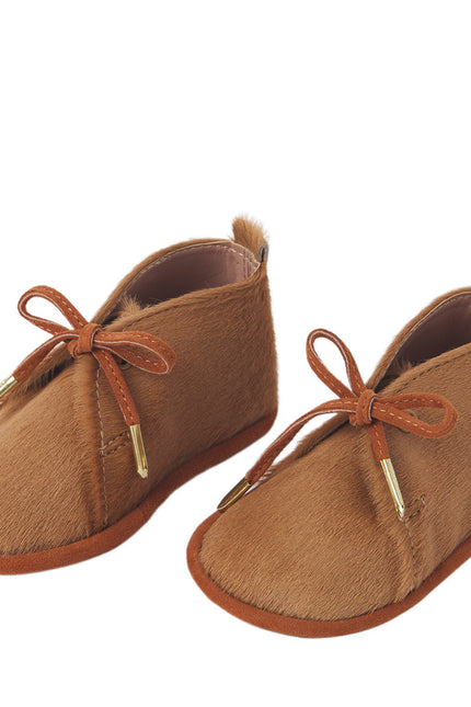 Wonder Kiddo Pantofi din Piele Nude Pentru Copii