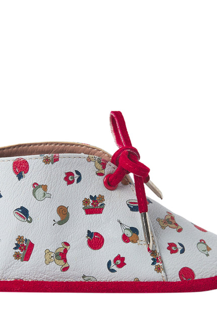 Wonder Kiddo Pantofi din Piele Red-White Pentru Copii