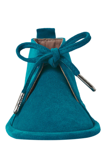 Wonder Kiddo Pantofi din Piele Turquoise Pentru Copii