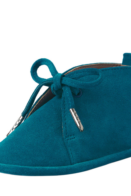 Wonder Kiddo Pantofi din Piele Turquoise Pentru Copii
