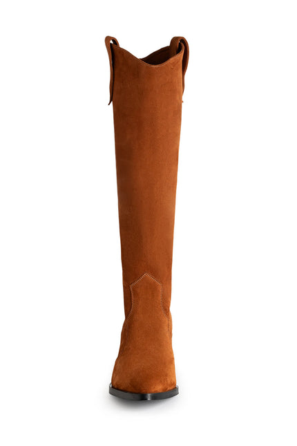 Clay-Voyance Ciocate din Piele Intoarsa Terracotta