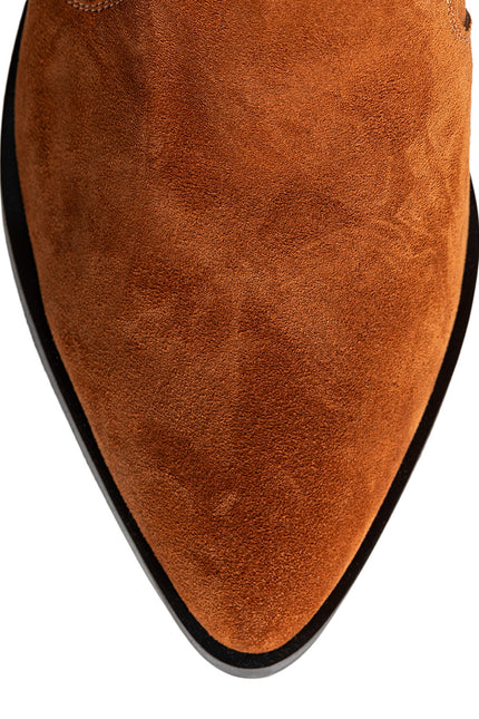Clay-Voyance Ciocate din Piele Intoarsa Terracotta