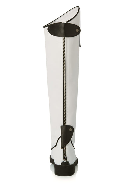 Sky-High Cizme din Piele Nappa Cloud Dancer
