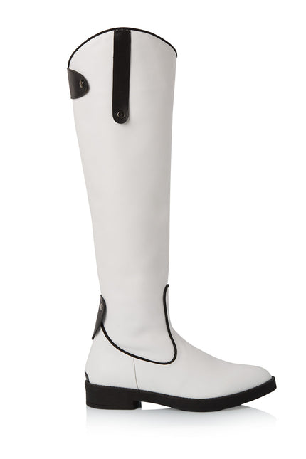 Sky-High Cizme din Piele Nappa Cloud Dancer