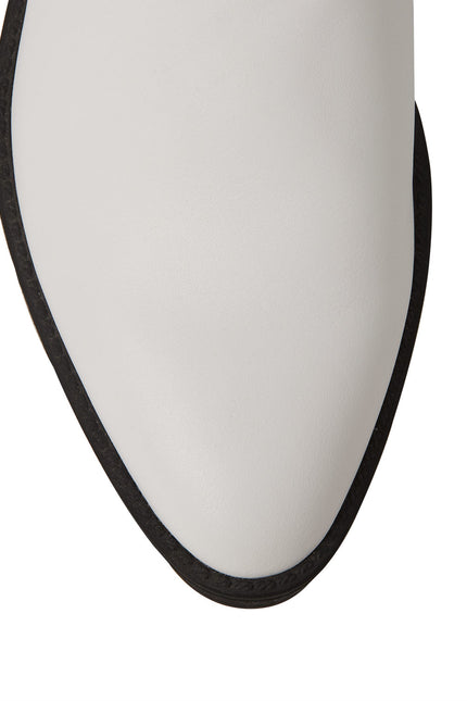 Sky-High Cizme din Piele Nappa Cloud Dancer