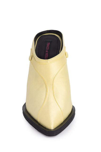 Indugio Saboti din Satin Butter Yellow