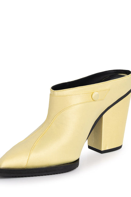 Indugio Saboti din Satin Butter Yellow