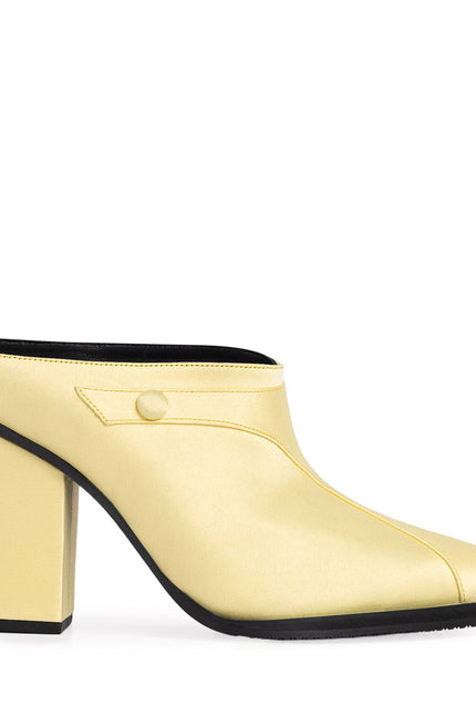 Indugio Saboti din Satin Butter Yellow