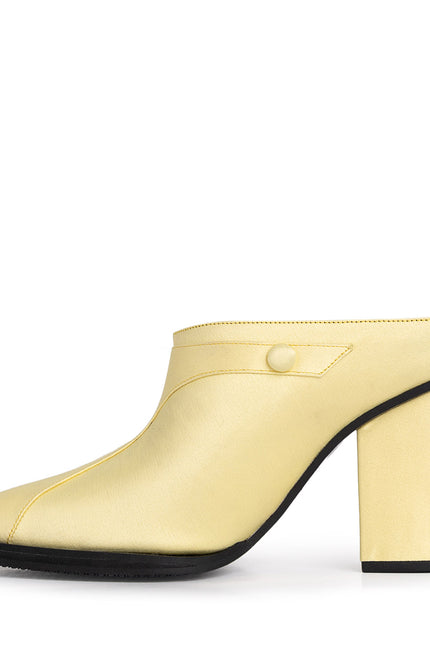 Indugio Saboti din Satin Butter Yellow