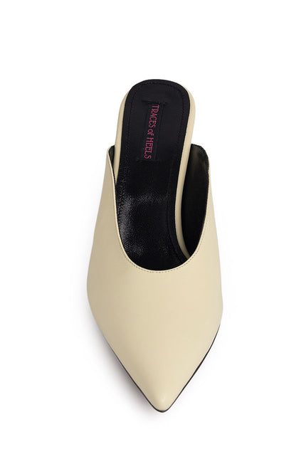Liquid Amber Saboti din Piele Nappa Butter Yellow