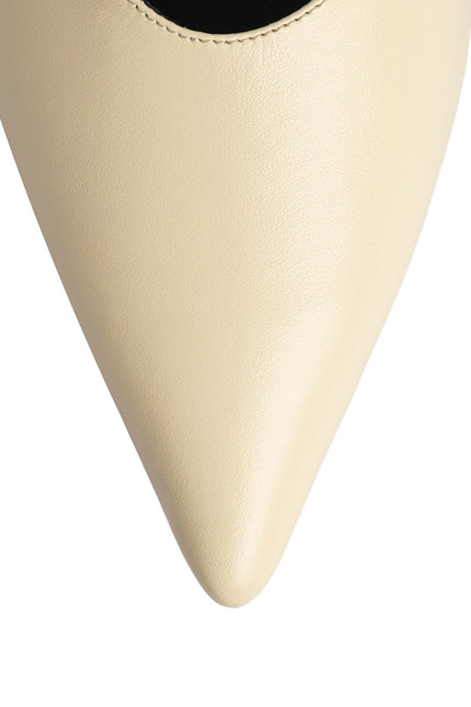 Liquid Amber Saboti din Piele Nappa Butter Yellow