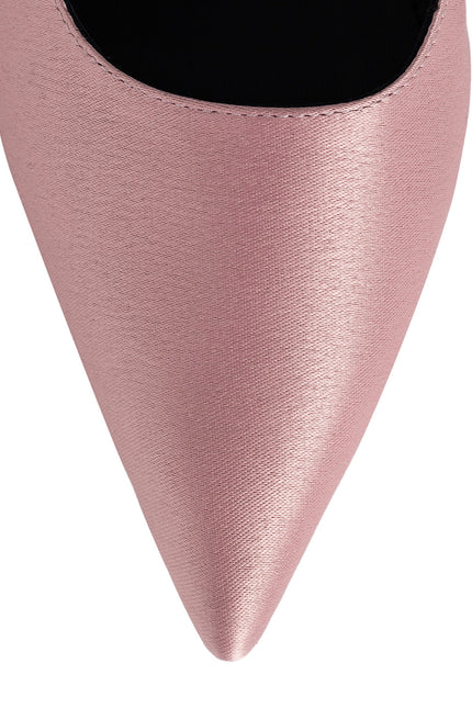 Cult Of Silence Pantofi Stiletto din Satin Light Pink