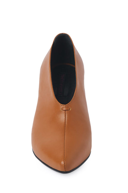 Interstellar Pantofi Stiletto din Piele Nappa Camel