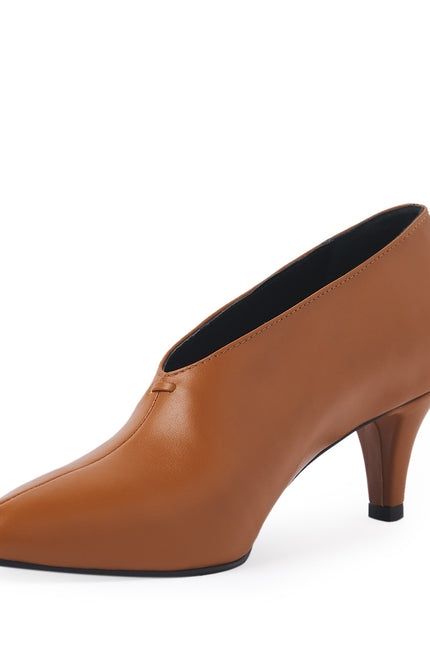 Interstellar Pantofi Stiletto din Piele Nappa Camel