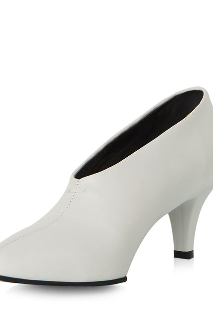 Interstellar Pantofi Stiletto din Piele Nappa Cloud Dancer