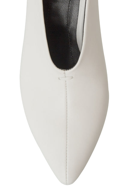Interstellar Pantofi Stiletto din Piele Nappa Cloud Dancer