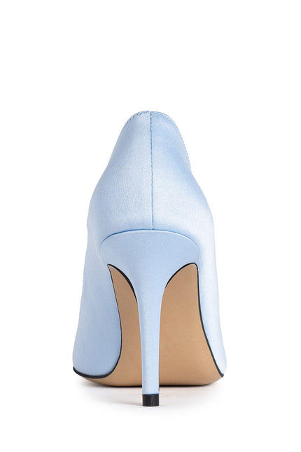 Lentamente Pantofi Stiletto din Satin Light Blue
