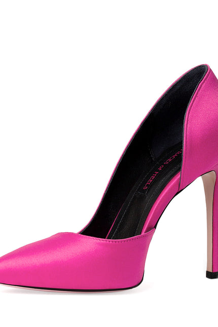 Timeless Desire Pantofi Stiletto din Satin Fuchsia