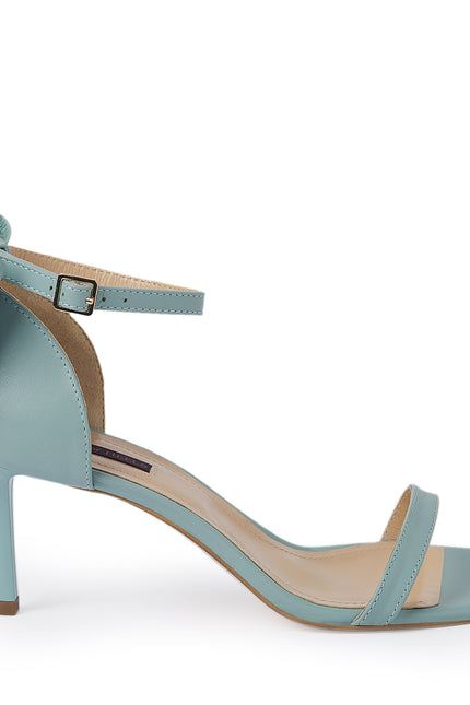 La Chica Romantica Sandale din Piele Nappa Dusty Blue