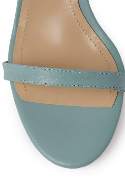 La Chica Romantica Sandale din Piele Nappa Dusty Blue