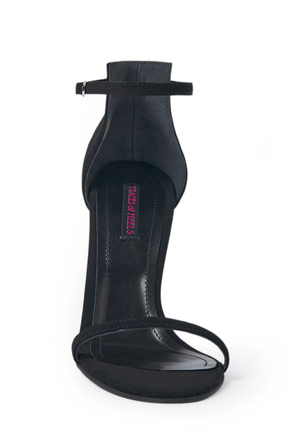 Mars Sandale din Catifea Neagra