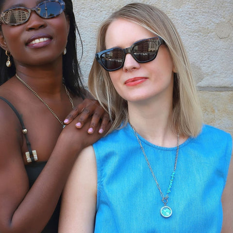 My Little Nature I Naszyjnik z turkusowymi kryształami