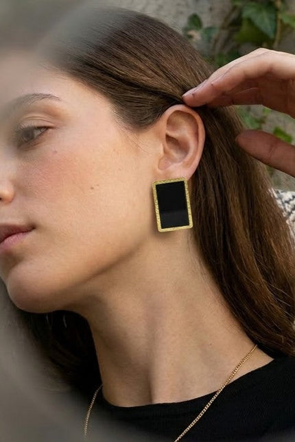 Arvino | Noir Onyx Studs