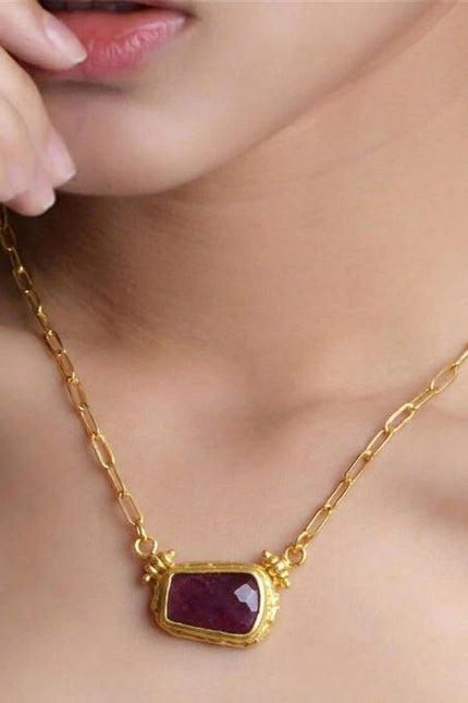 Arvino | Ruby Reflections Necklace