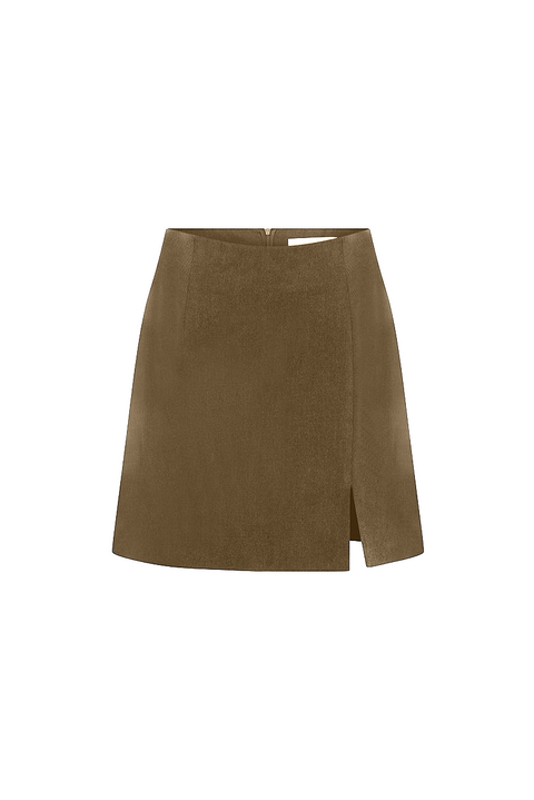 Nazli Ceren | Vance Mini Skirt khaki