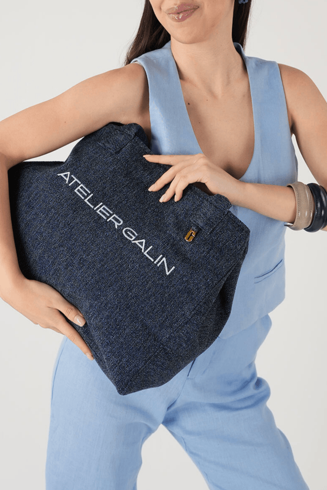 Atelier Galin | Vela Tote Bag N°1 - Azure