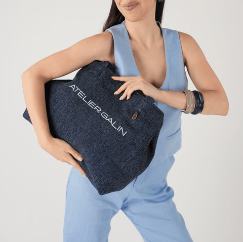 Atelier Galin | Vela Tote Bag N°1 - Azure