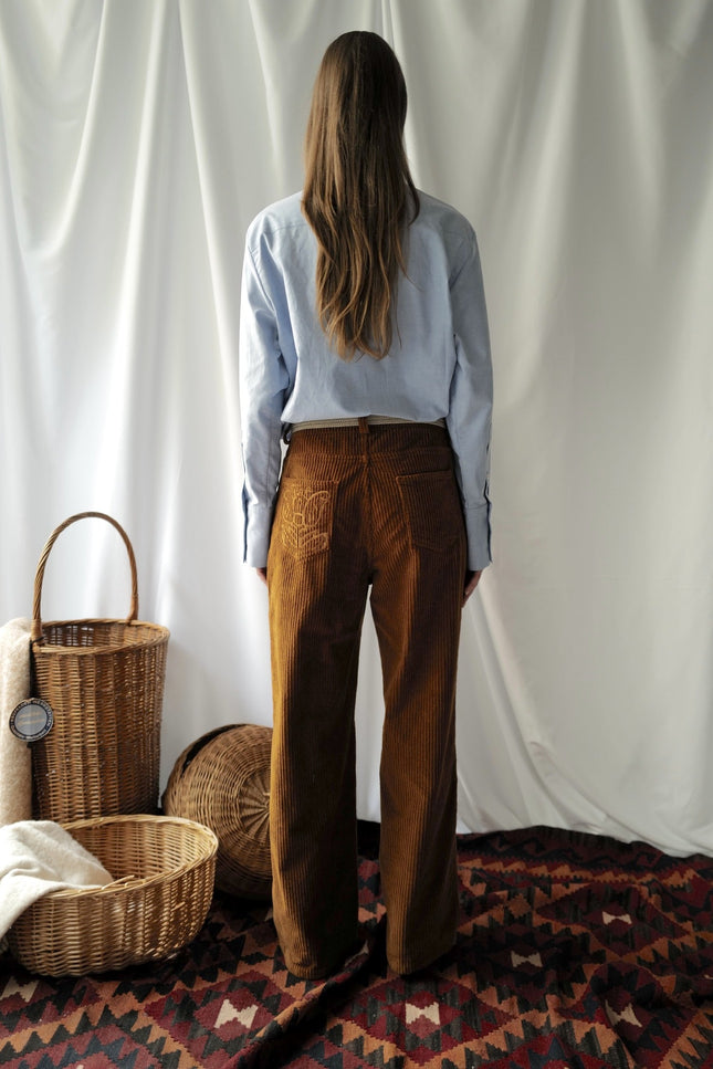 Anna Led | Wide-Wale Corduroy Trousers