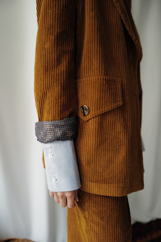 Tailored Corduroy Vintage Style Blazer EDINBURGH( Back to stock )