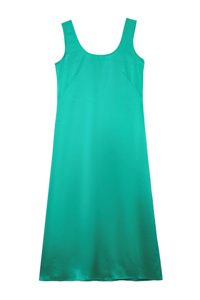 Bel Cashmere | Vestido Olivia de seda esmeralda