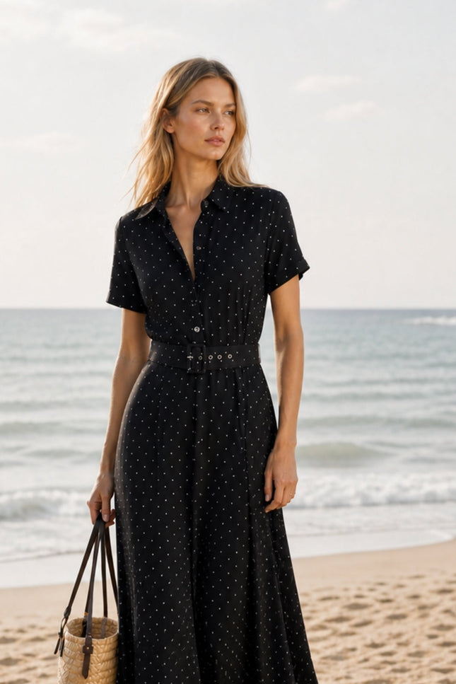 Bel Cashmere | Vestido Mónaco lunares