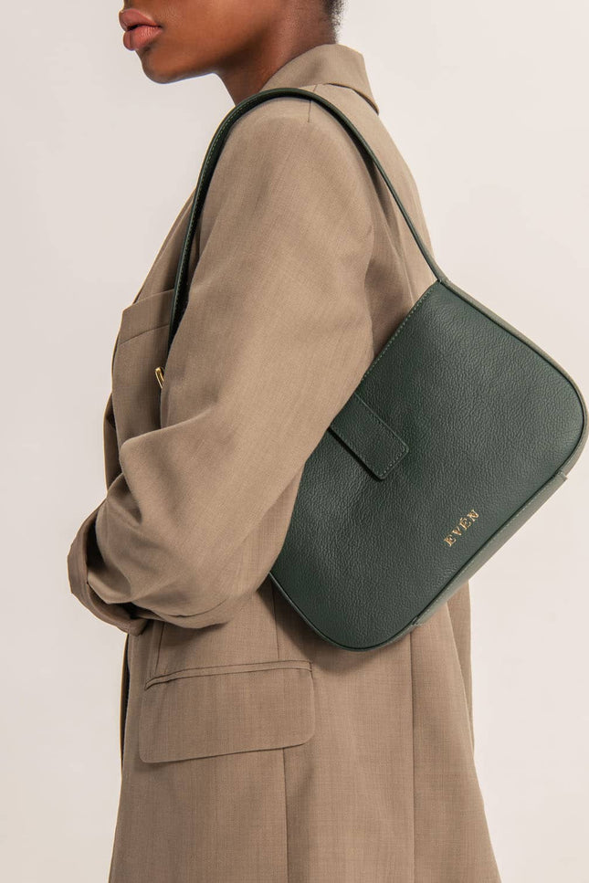 EVÉN I VALENTA Baguette Bag - Dark Green