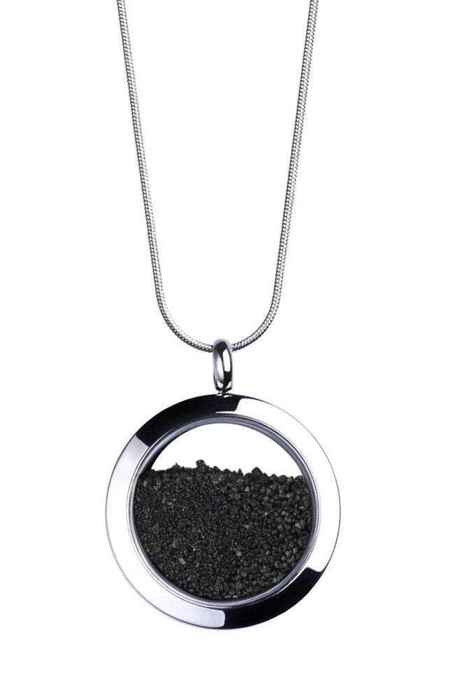 My Little Nature I Volcanic Sand Pendant Necklace – Sustainable Handmade Jewelry from Nature