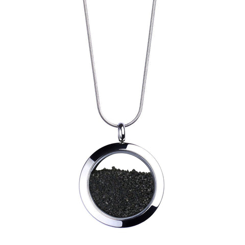 My Little Nature I Volcanic Sand Pendant Necklace – Sustainable Handmade Jewelry from Nature