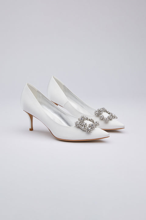 Icy Wong | Elsie Silk Pumps