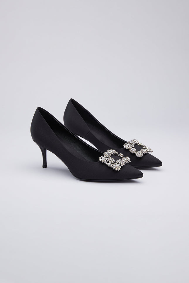 Icy Wong | Elsie Silk Pumps