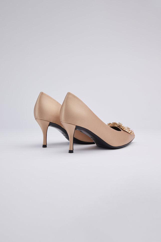 Icy Wong | Elsie Silk Pumps