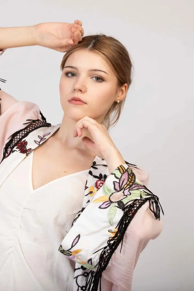 Mary&Mary | Pink Panther rose pink Kimono